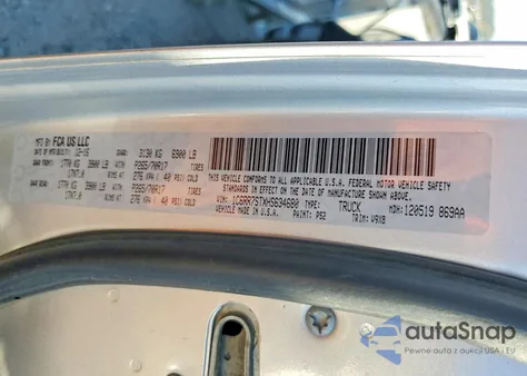 2017 Ram 1500 St z USA, uszkodzony, nr VIN 1C6RR7STXHS634680